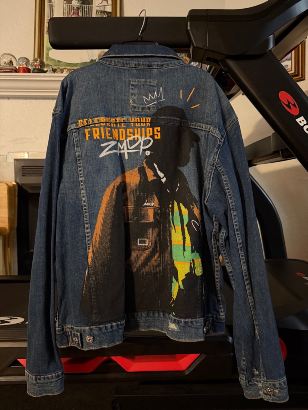 ZARA Indigo Blue Denim Trucker Jacket - Picture 3 of 4